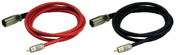 IMG Stage Line MCA-508 XLR Stecker an Cinch Stecker