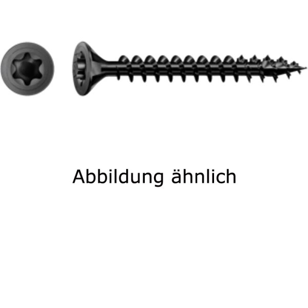 Schraube, brüniert